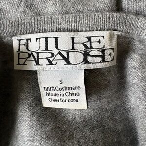 Gray Cashmere Sweater